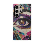 Starry Eye Mosaic phone case | Tough Cover