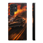 Charger RT Phone Case, Black Coastal Highway Motion Blur