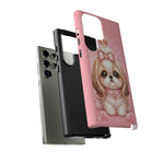 Shih Tzu Princess Kawaii Chibi Puppy Pet Dog Art Tough Phone Case