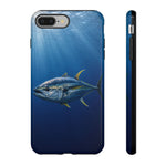 Yellowfin Tuna Phone Case, Deep Blue Water Tough Cover, Gift