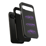 MK4 Supra Phone Case Purple, Three-View Vector Cover