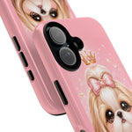 Shih Tzu Princess Kawaii Chibi Puppy Pet Dog Art Tough Phone Case