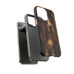 Basset Hound Phone Case Jazz Saxophone Tough Cover Gift Art