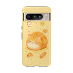 Orange Tabby Loaf Kawaii Chibi Pet Cat Art Tough Phone Case
