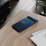 Yellowfin Tuna Phone Case, Deep Blue Water Tough Cover, Gift