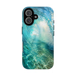 Ocean Wave Tunnel Tough Case | Turquoise Surf Phone Cover
