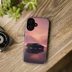 C8 Corvette Silhouette Pastel Horizon Case