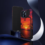 Basketball Court Sunset Phone Case | Tough Phone Case