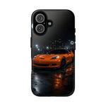 Orange C6 Neon Car Meet Tough Phone Case