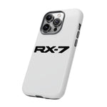 RX-7 Logo Phone Case for JDM Fans, Tough Protective Cover