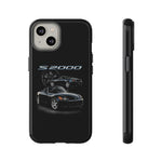 Black S2000 Roadster Collage JDM Tough Phone Case Cover Gift