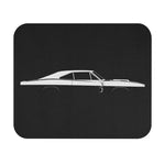 Classic Muscle Car Charger Mouse Pad | Silhouette Racing Desk Mat
