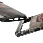 F100 Phone Case, Red White Classic Truck Foggy Road Cover, Gift