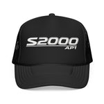 S2000 AP1 Foam Trucker Hat – Classic JDM Roadster Script Snapback Mesh Cap Retro Performance Style