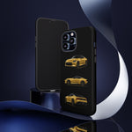 Gold Fairlady Z Classic Sports Car Tough Phone Case - 3 View