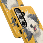 Sheepdog Hair Flip Phone Case Funny Dog Lover Gift