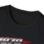 1970 Chevelle SS LS6 graphic T-Shirt | Muscle Car Racing Design