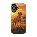 Rhodesian Ridgeback African Savanna Art Tough Phone Case