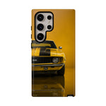 Classic Camaro SS Phone Case, Yellow 69 Muscle Car Cover, Gift for Guys