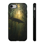 Northern Pike Fishing Phone Case, Weed Bed Silhouette Cover, Gift