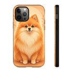 Pomeranian Tiny Fox Fluffy Art Tough Phone Case