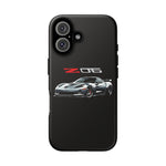 Silver C6 Z06 Phone Case for Chevy Fans, Tough Cover