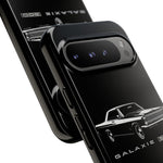 Vintage Galaxie 500 Phone Case | Classic Car Illustration, Black
