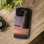 Temple Bell Sunset Phone Case Japan Zen Tough Case