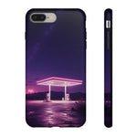 Neon Fuel Station Desert Night Tough Phone Case Cover Gift