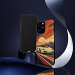 Retro Sunset Countach phone case | Sports car tough cover