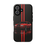 Fox Body Mustang Phone Case, Red 87 Muscle Car Stripe Studio Cover