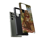 Cocker Spaniel Picnic Scene phone case | vintage dog art