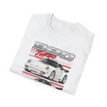 1980 Porsche 930 Turbo Gemballa Version II T-Shirt – 3-View Retro Racing Graphic