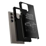 SS 454 Classic Muscle Car El Camino phone case | vintage Chevy reflection