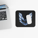 1978 Firebird Emblem Mouse Pad | Blue Eagle Phoenix Winged Tribal