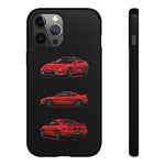 Red MR2 JDM Sports Car Phone Case Tough Multi View