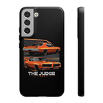 1969 GTO Judge Orange Muscle Car Tough Phone Case Cover Gift