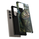 Largemouth Bass Phone Case, Frog Strike Cover for Freshwater Gift