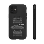 1986 Supra Triple View Line Art JDM Tough Phone Case Cover