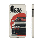 Panda AE86 Retro JDM Car Art Tough Phone Case