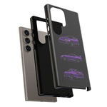 MK4 Supra Phone Case Purple, Three-View Vector Cover