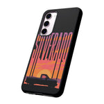 Silverado sunset truck Phone Case | Retro pickup silhouette