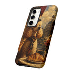 Poodle in Beret Phone Case | Vintage Paris Café Illustration