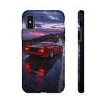 F40 Legendary Supercar Prancing Red Speed Art Tough Phone Case