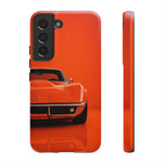 Orange 1969 C3 Phone Case, Stingray Classic Sports Car Cover, Gift