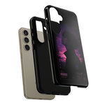 Melancholy Data Poster Phone Case, Glitch Anime Sky Tough Cover