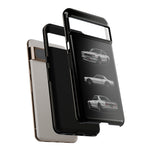 Silver Hakosuka Skyline Classic Sports Car Tough Phone Case for JDM Fans