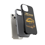 Z06 Corvette Phone Case, Yellow Neon Chrome Studio Cover
