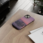 Sunset Skyline GT-R R32 phone case | car reflection, purple dusk