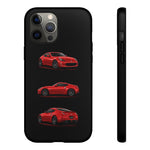 Red 370Z Sports Coupe Tough Phone Case for JDM Enthusiasts